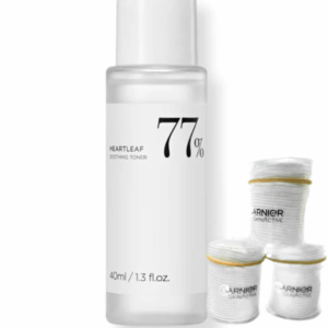 Anua Heartleaf 77% Soothing Toner + 3 Garnier SkinActive